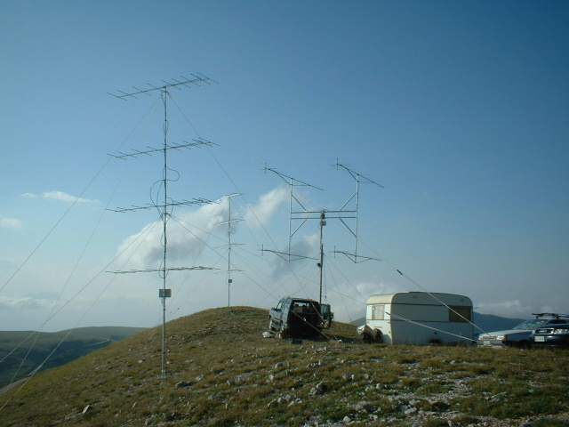 JN62OW luglio 2004 - Gruppi di antenne