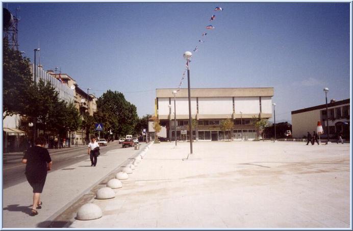 Piazza centrale di Knin